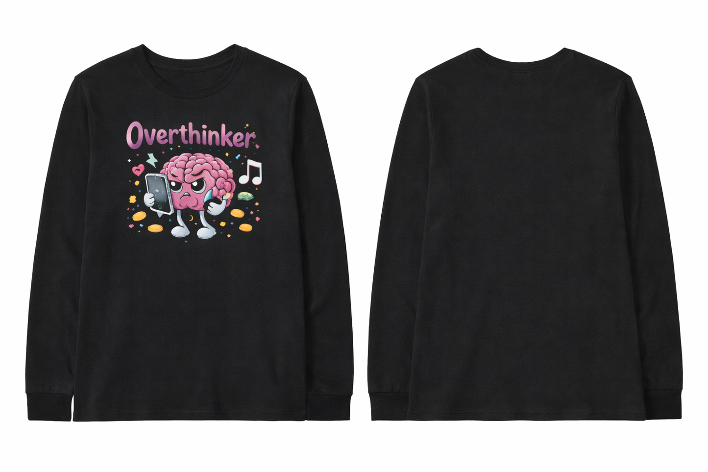 Overthinker™ Uni-sex Long Sleeve Tee